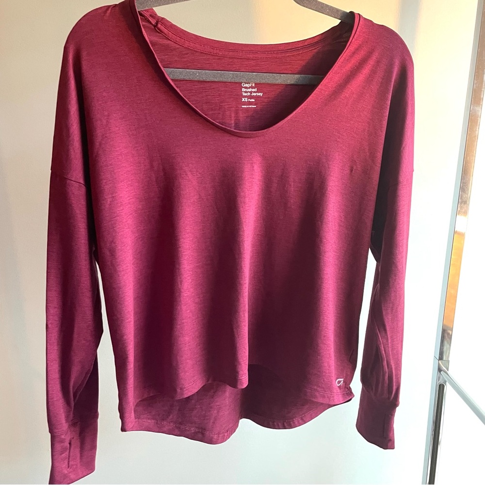 Gap fit brushed tech jersey XSP
